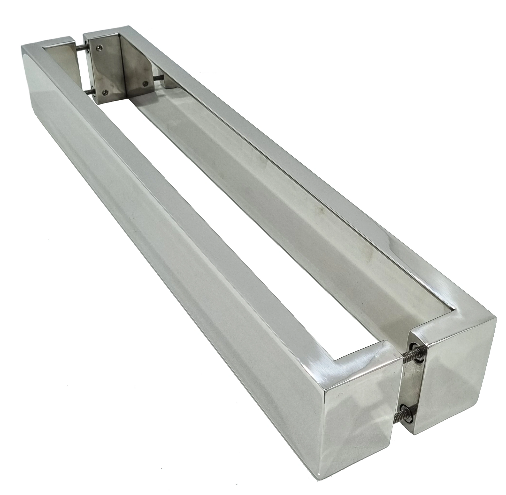 Puxador Para Porta Aço Inox 80x20mm 200cm Polido Jacaraipe