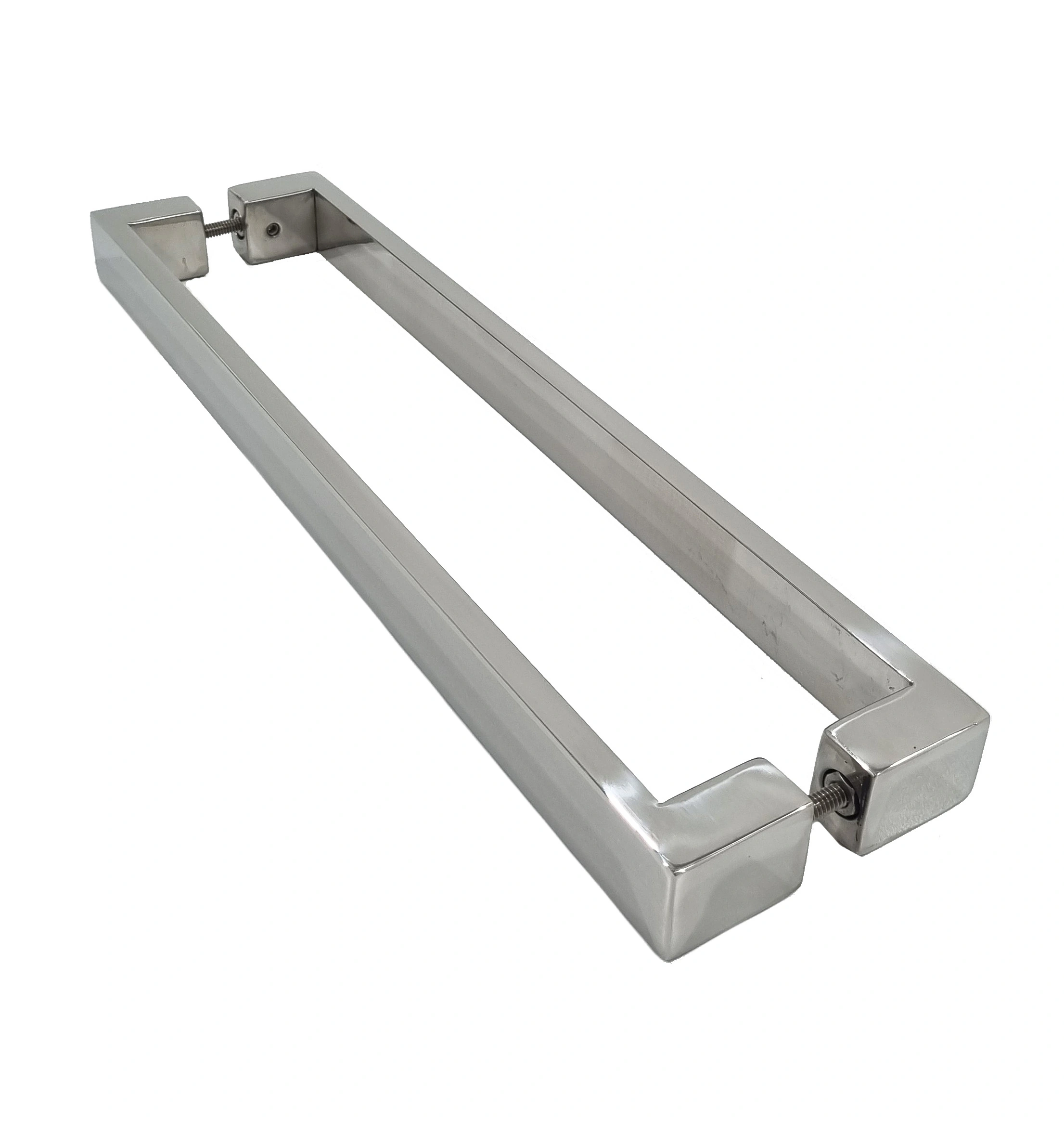 Puxador Para Porta Aço Inox 40x15mm 120cm Polido Jacaraipe