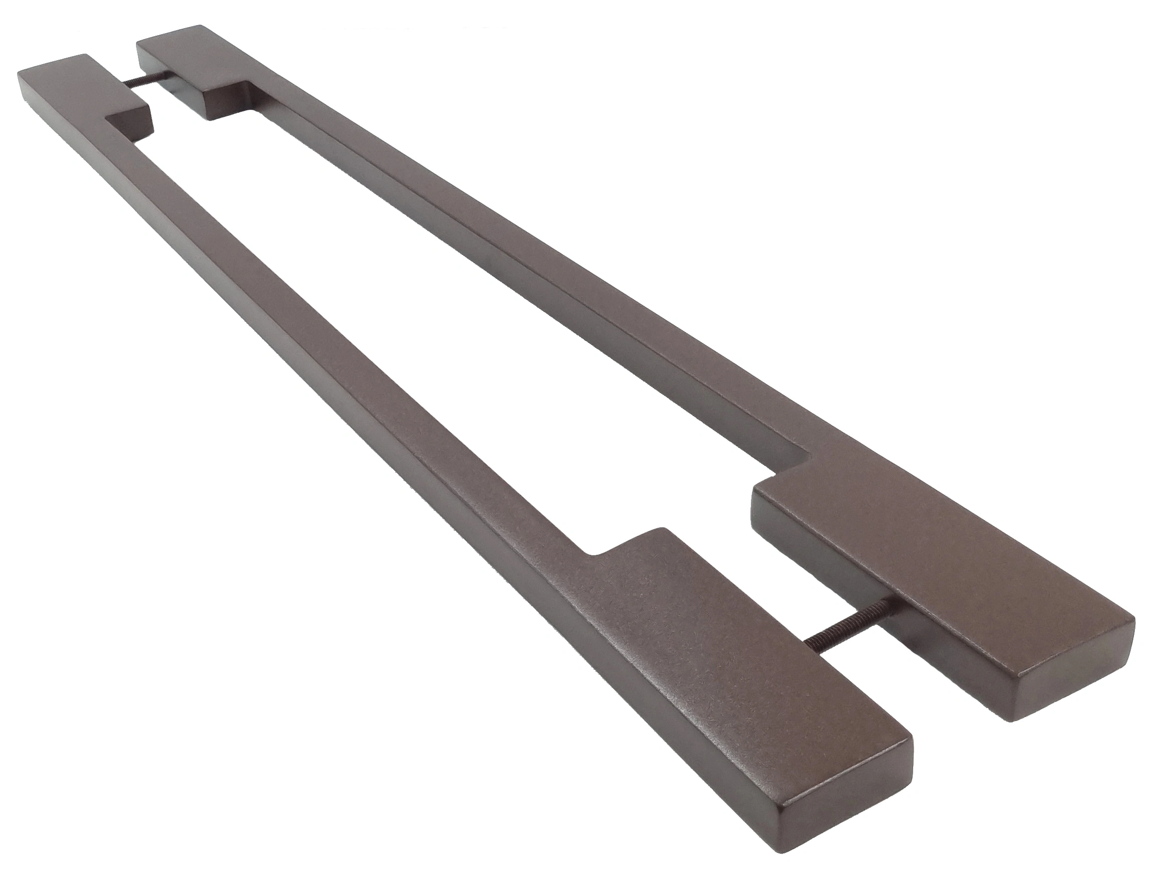 Puxador Para Porta Iuna 50x20mm 30cm Corten Inox 304