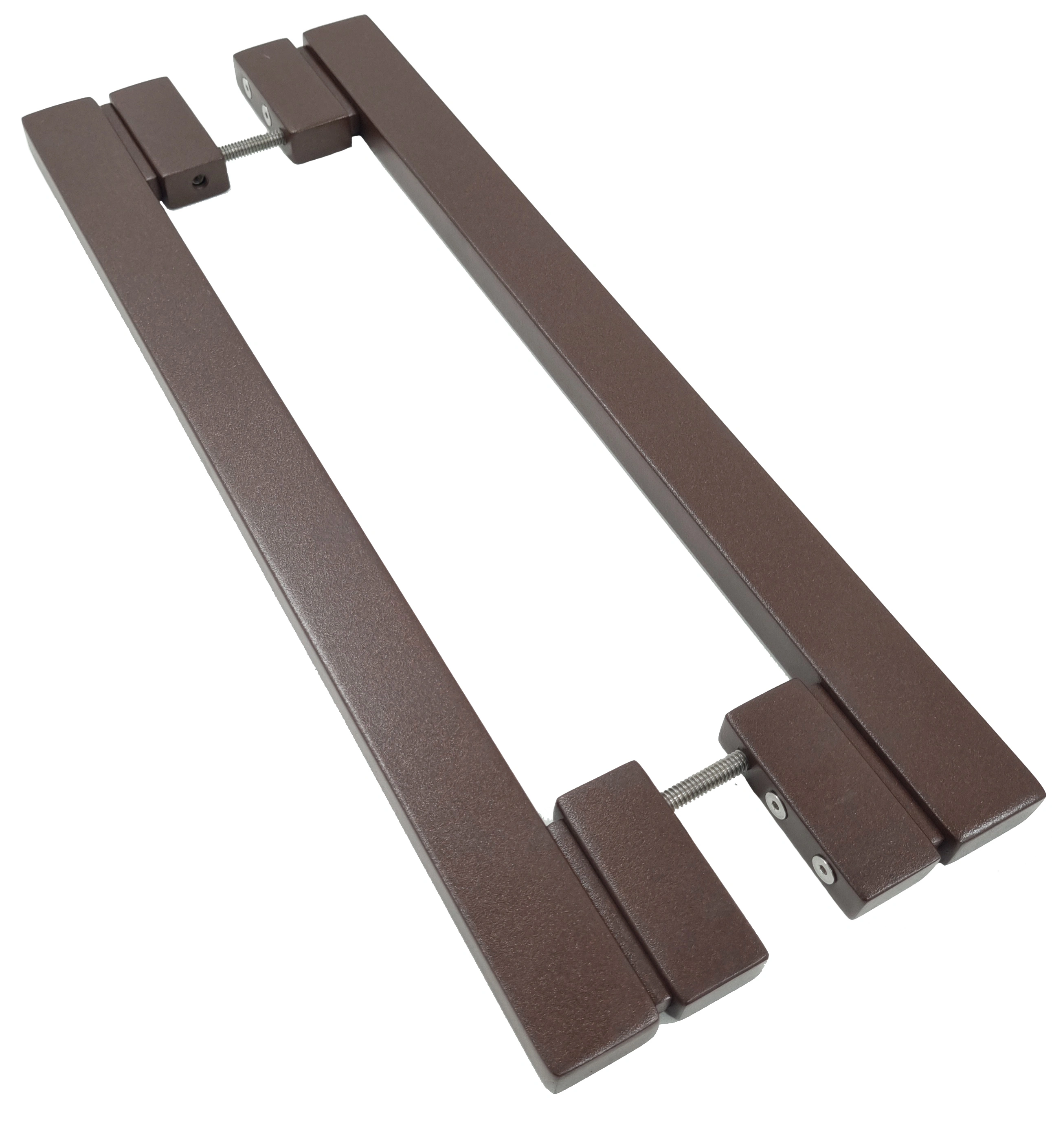 Puxador Para Porta Aço Inox 30x15mm 60cm Corten Marbela