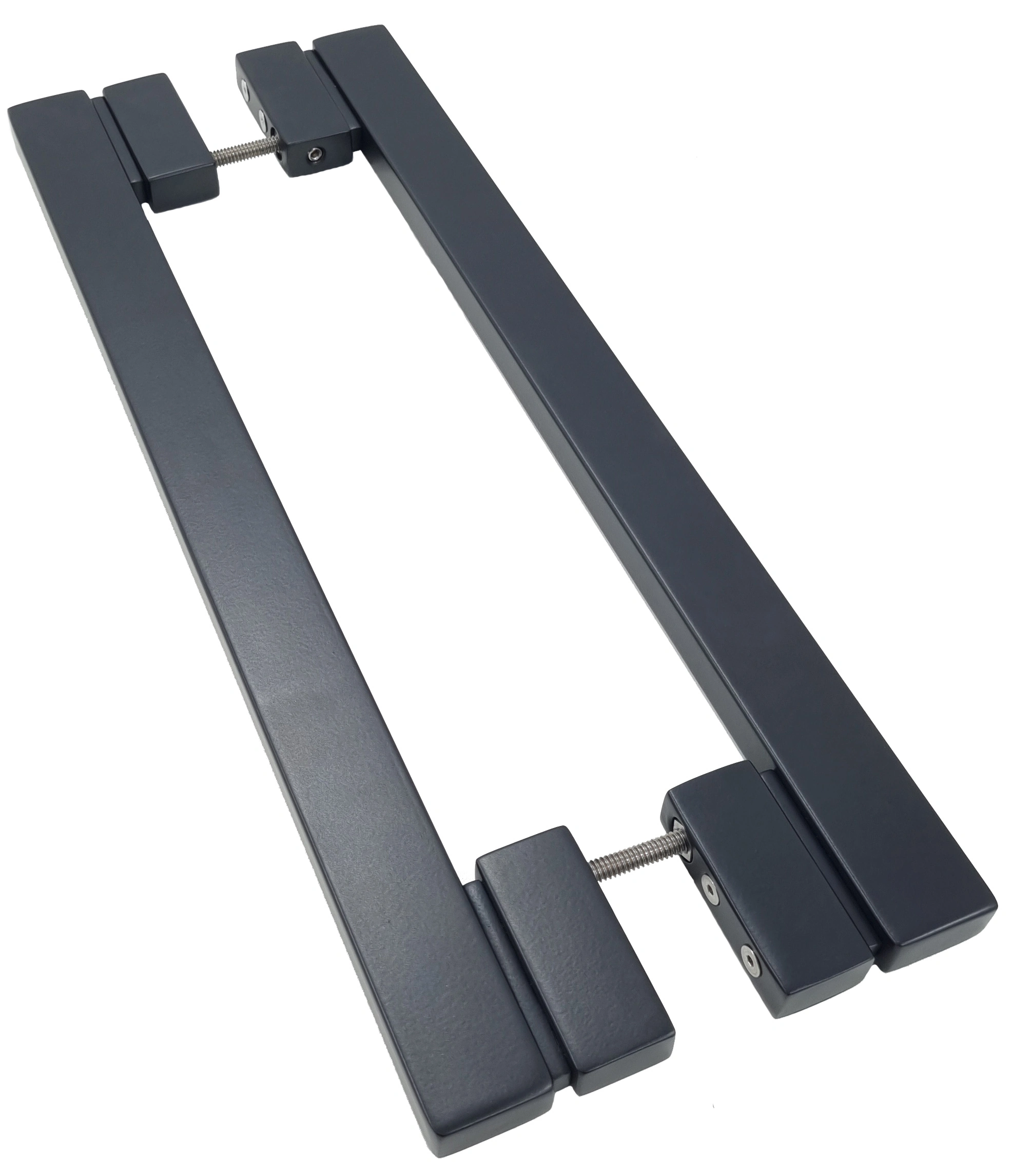 Puxador Para Porta Aço Inox 30x15mm 60cm Preto Marbela