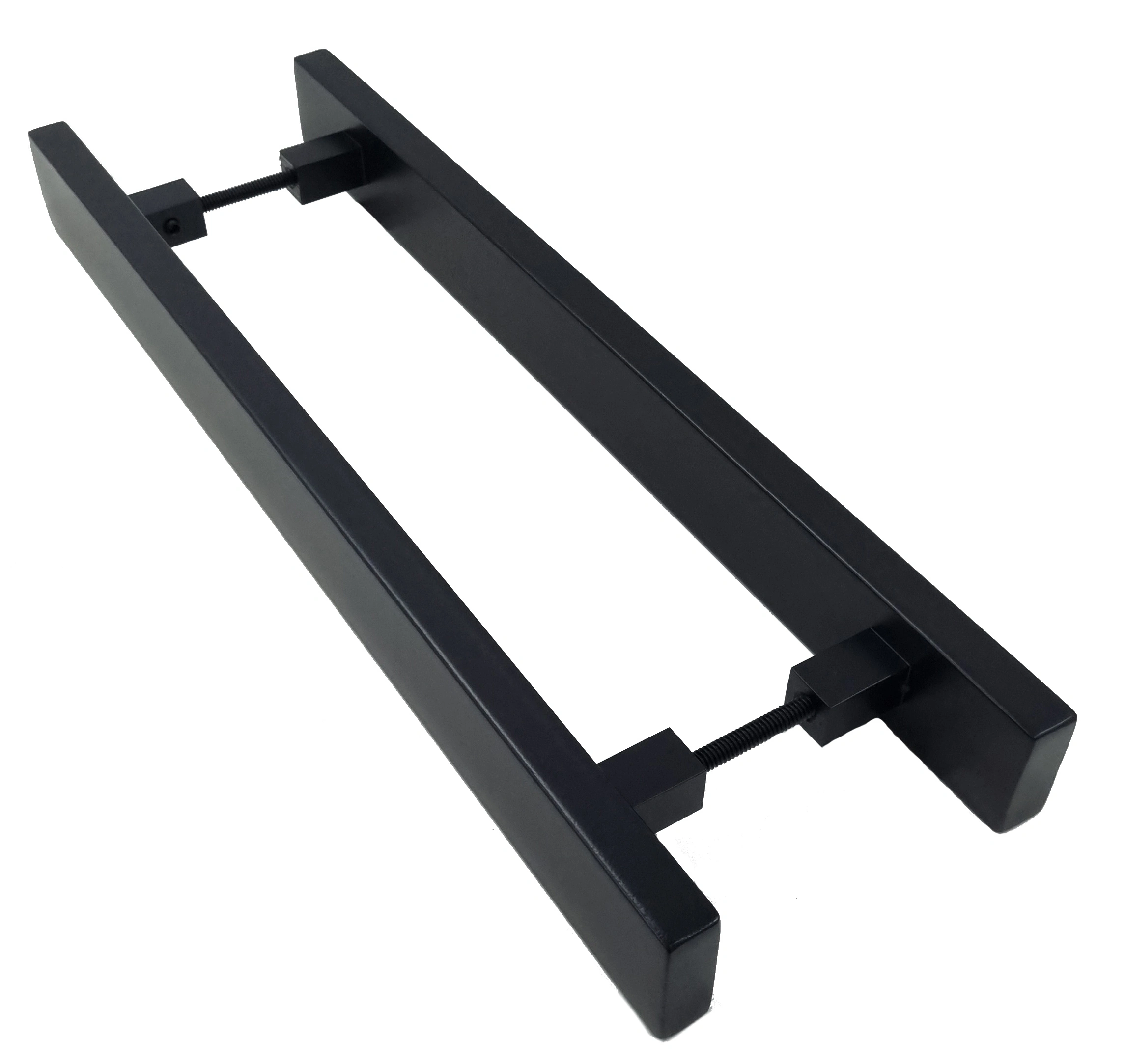Puxador Para Porta Aço Inox 40x15mm 120cm Preto Itaoca