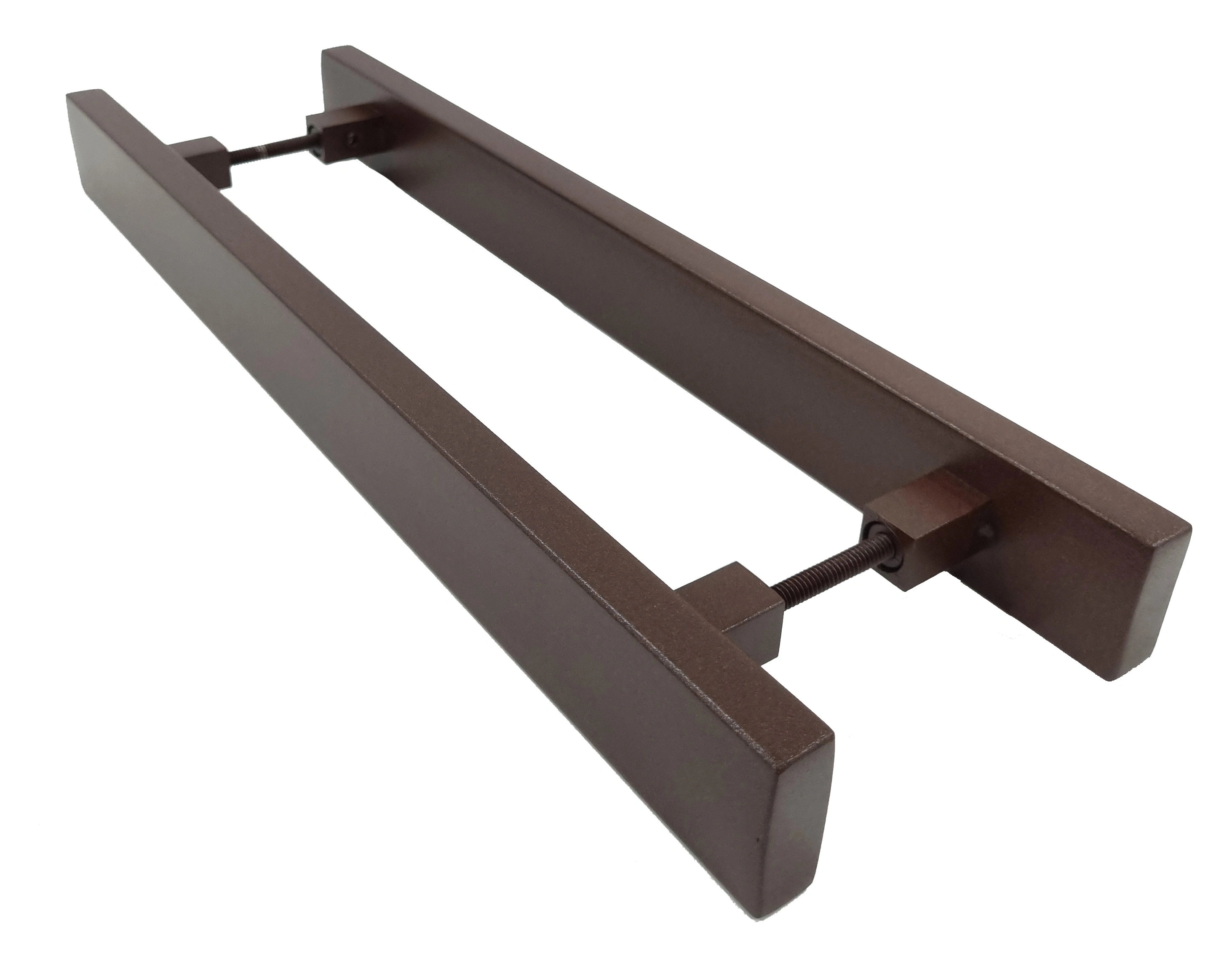 Puxador Para Porta Aço Inox 40x15mm 80cm Corten Itaoca