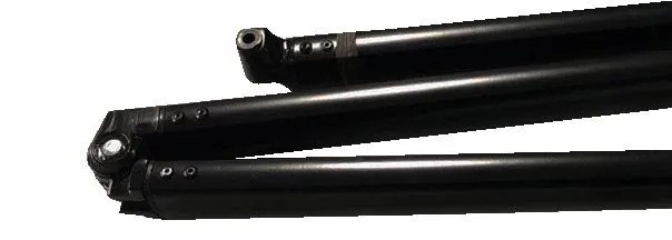Par De Braços Articulados Cor Preto 1,50m