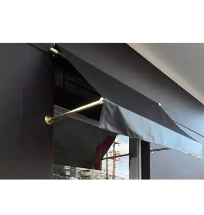 Lona Confeccionada Para Toldo Retrátil 2m X 1m Cor Preto *SOMENTE A LONA*