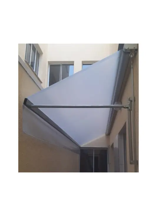 Lona Confeccionada Para Toldo Retrátil 3,50m X 1,30m Cor Cristal *SOMENTE A LONA*