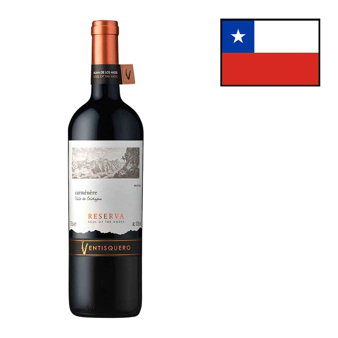 Vinho Ventisquero Reserva Merlot Tinto 750ml