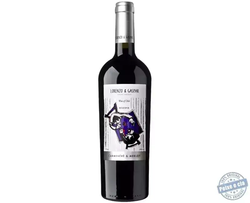 Vinho Lorenzo Gaspar Gran Reserve Carmenere Merlot 2018 750ml