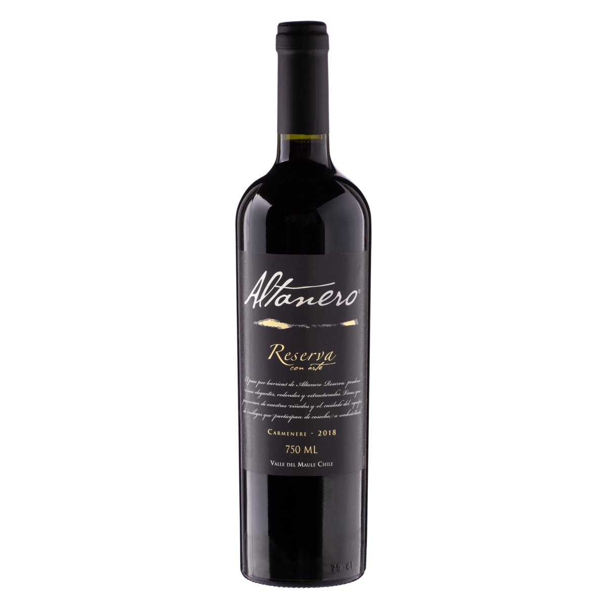 Vinho Chileno Tinto Seco Reserva Altanero Carménère Valle Del Maule Garrafa 750ml