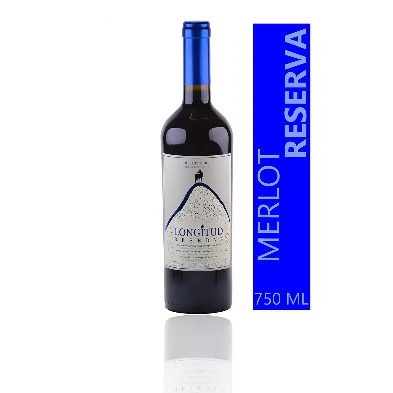 Vinho Tinto Longitud Merlot Reserva 750 Ml