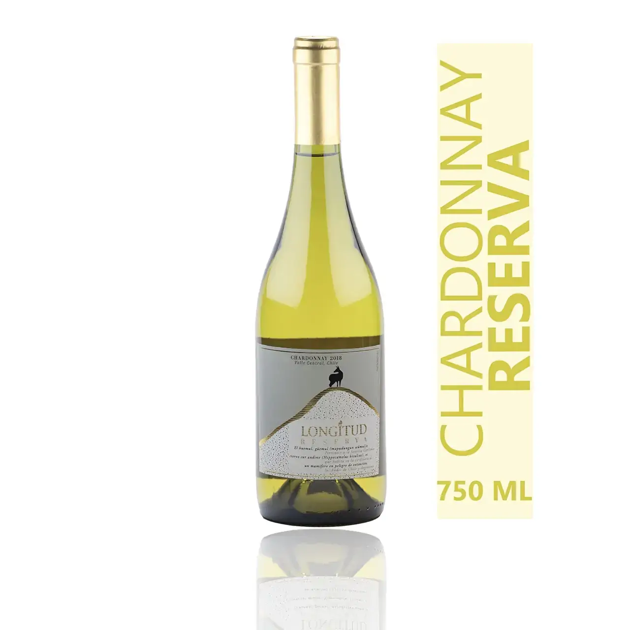 Vinho Branco Longitud Chardonay Reserva 750 Ml
