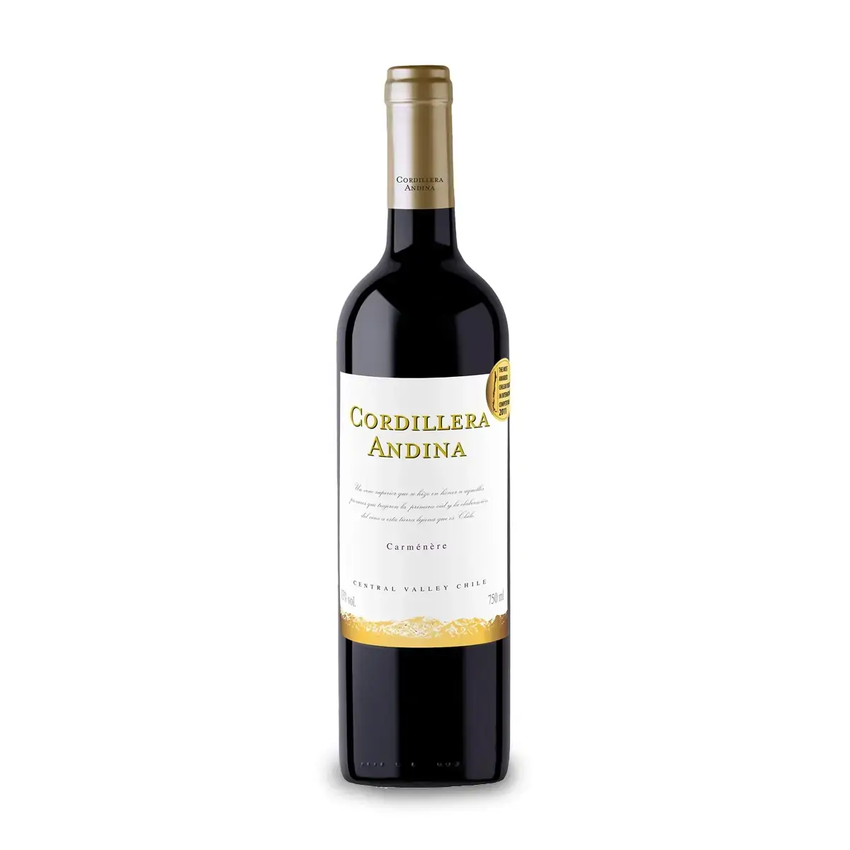 Vinho Cordillera Andina Carmenere 750ml