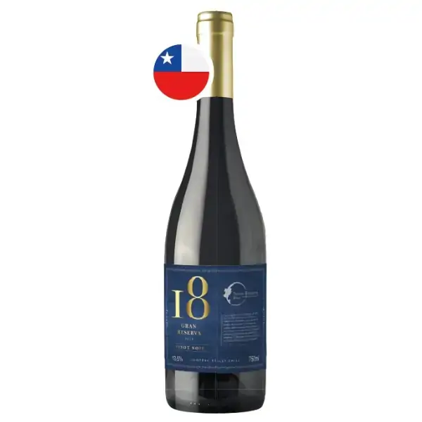 Vinho Tinto Chile Pinot Noir 2018 Gran Reserva Viña De Aguirre 750 ml