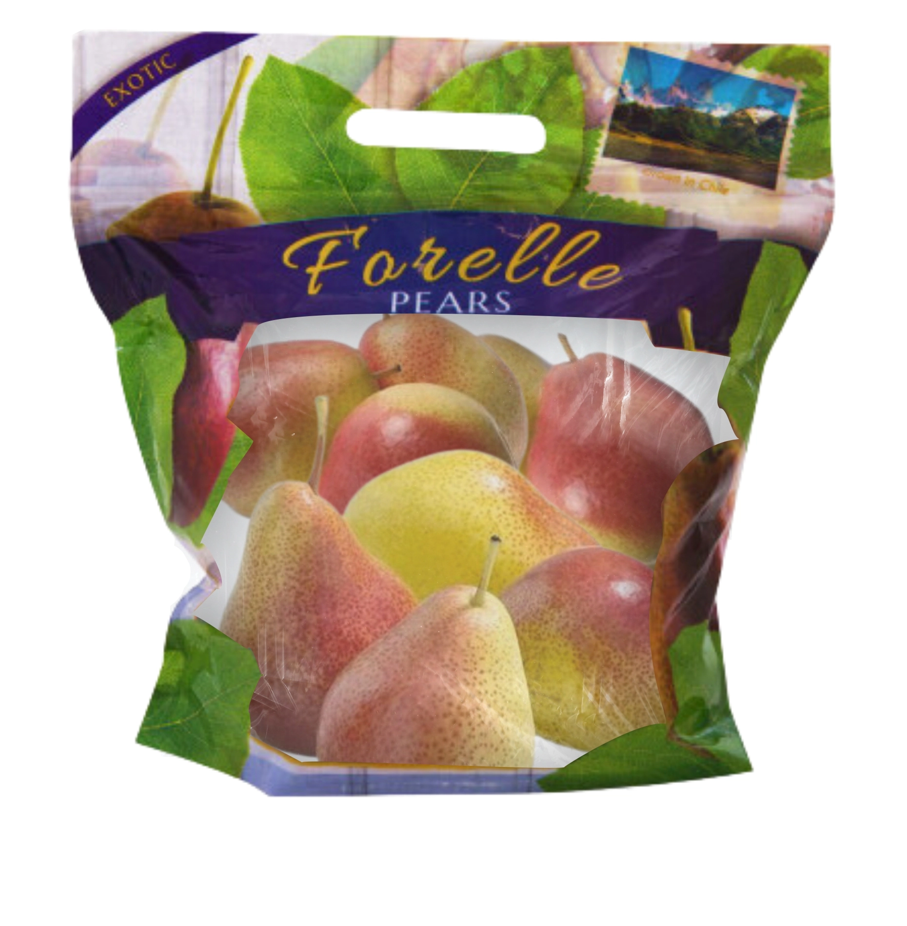 Peras Forelle Pacote 1kg