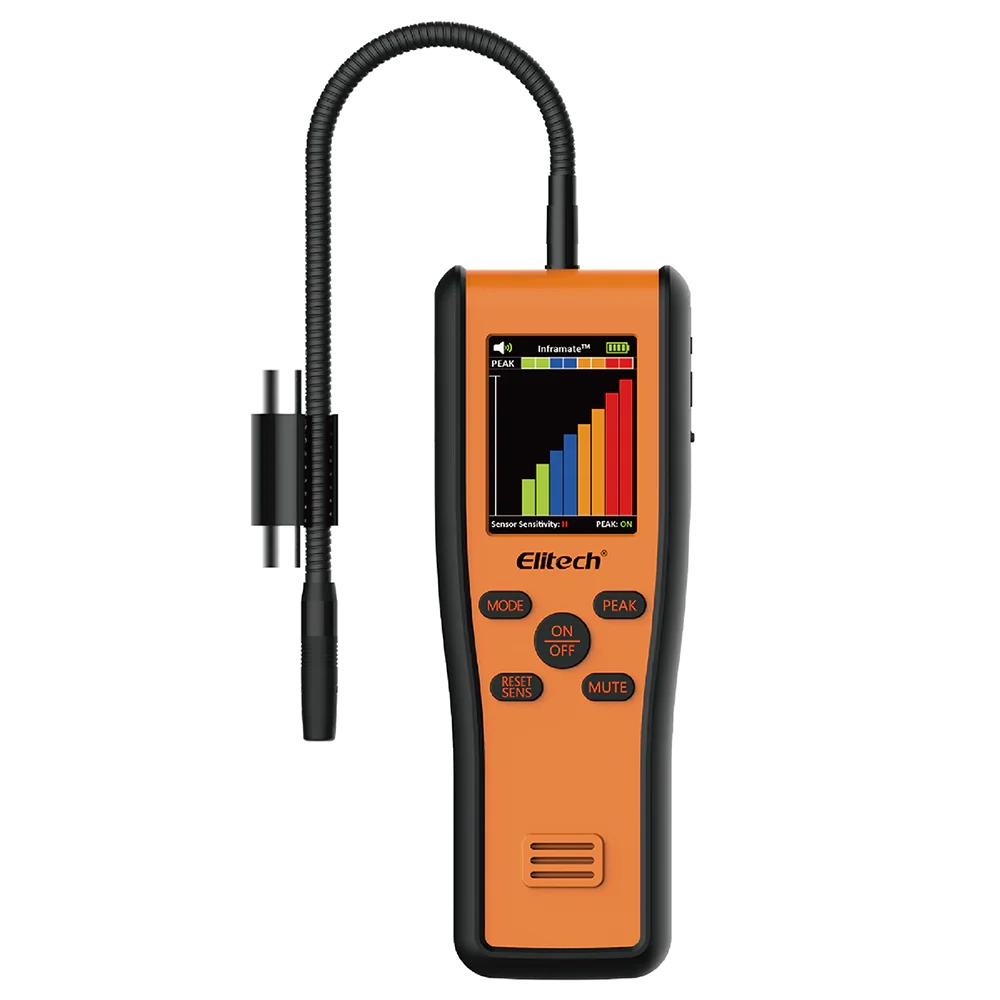 Inframate C Detector de fuga de gás refrigerante R744 CO2 dióxido de carbono Elitech