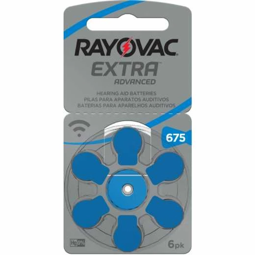 Pilha Rayovac Botao Auditiva 675 Sm60