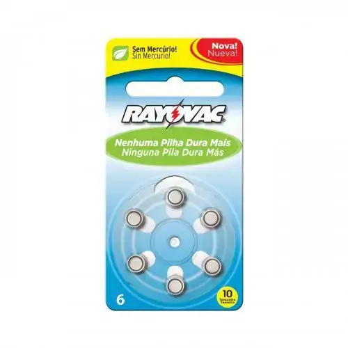 Pilha Audit Rayovac Tam10 C/6