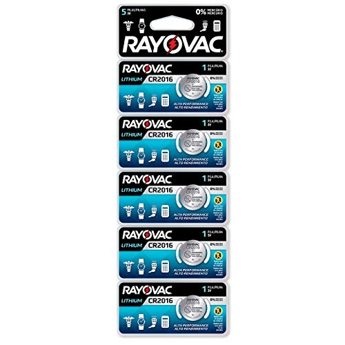 Pilha Elet Rayovac Cr2016 Cart 5 Un