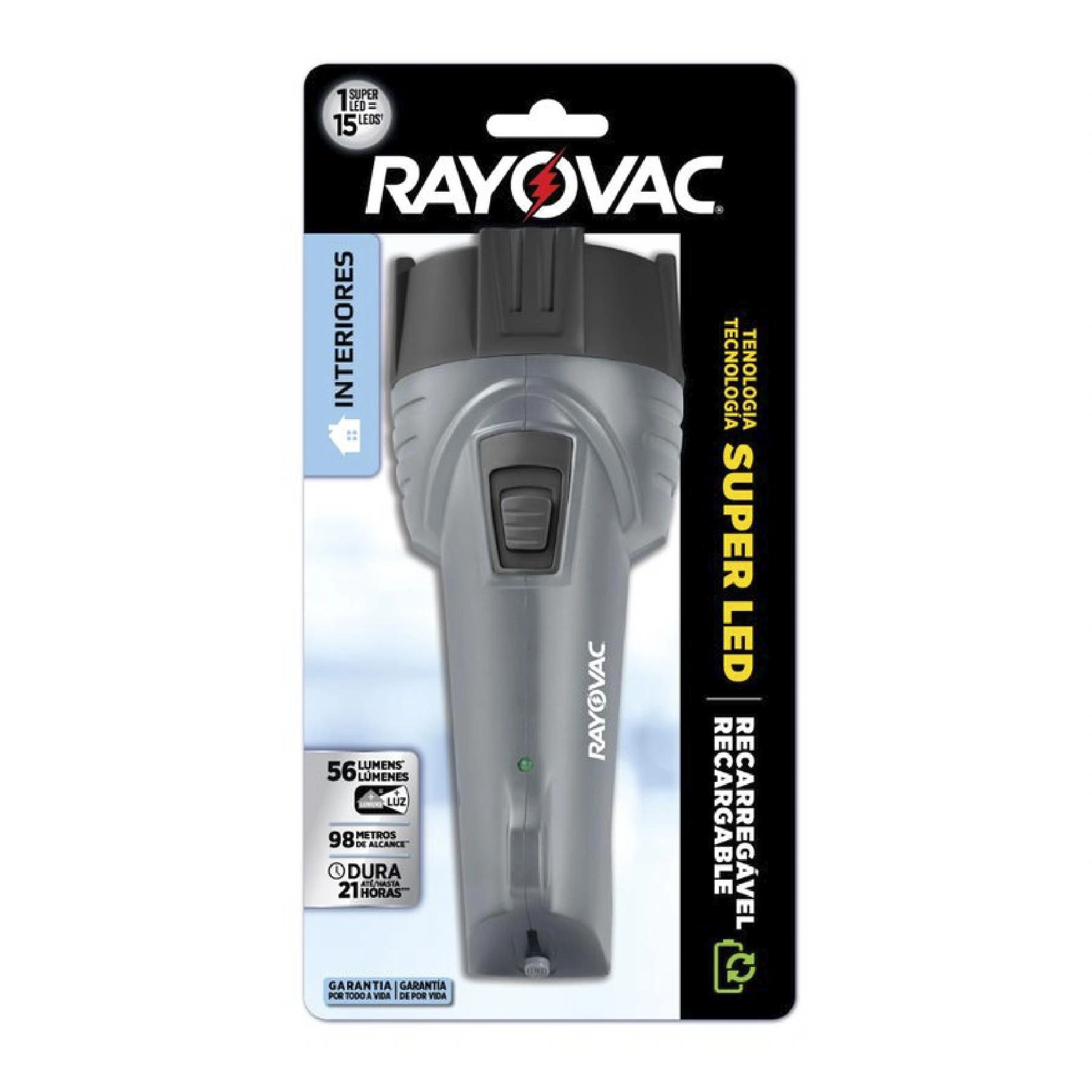 Lanterna Led Recarregável 110v 220v