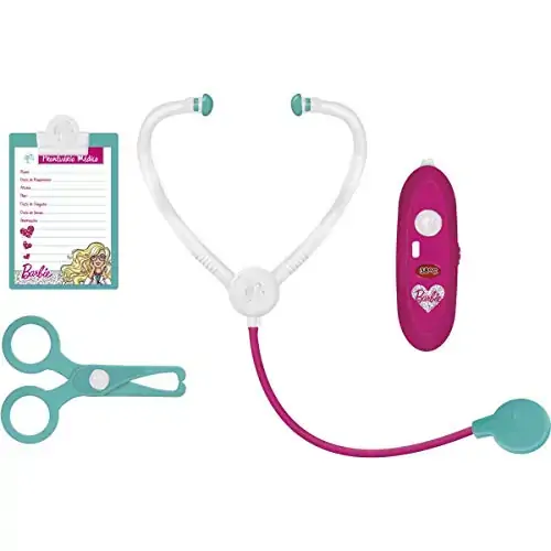 Brinquedo Barbie Kit Medica Basico