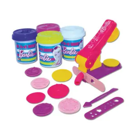 Barbie Massinha Bichinhos 2em1 Com 4potes