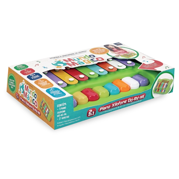 Brinquedo para Bebe Piano Xilofone DO-RE-MI