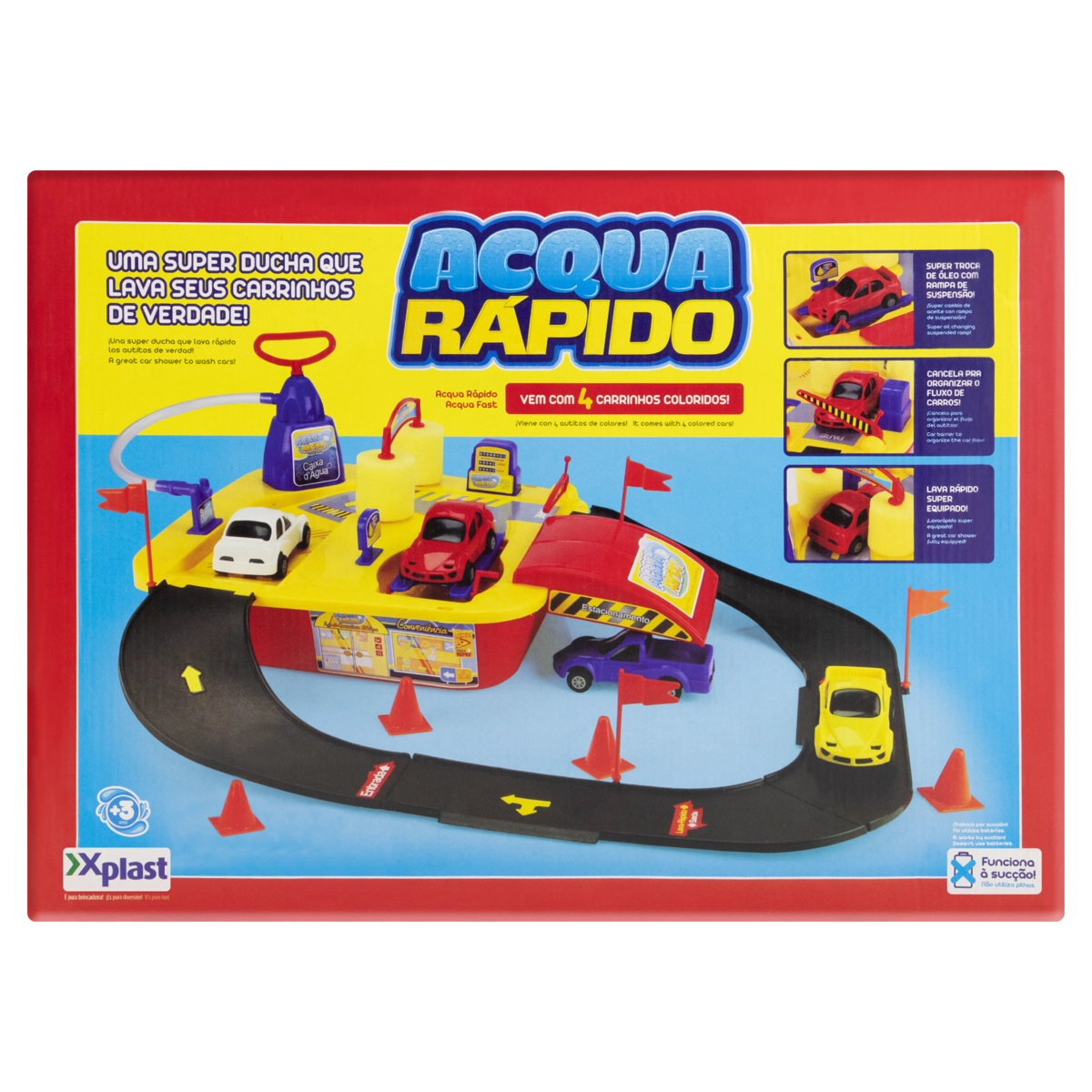 Brinquedo Acqua Rápido Lava-Car 8001