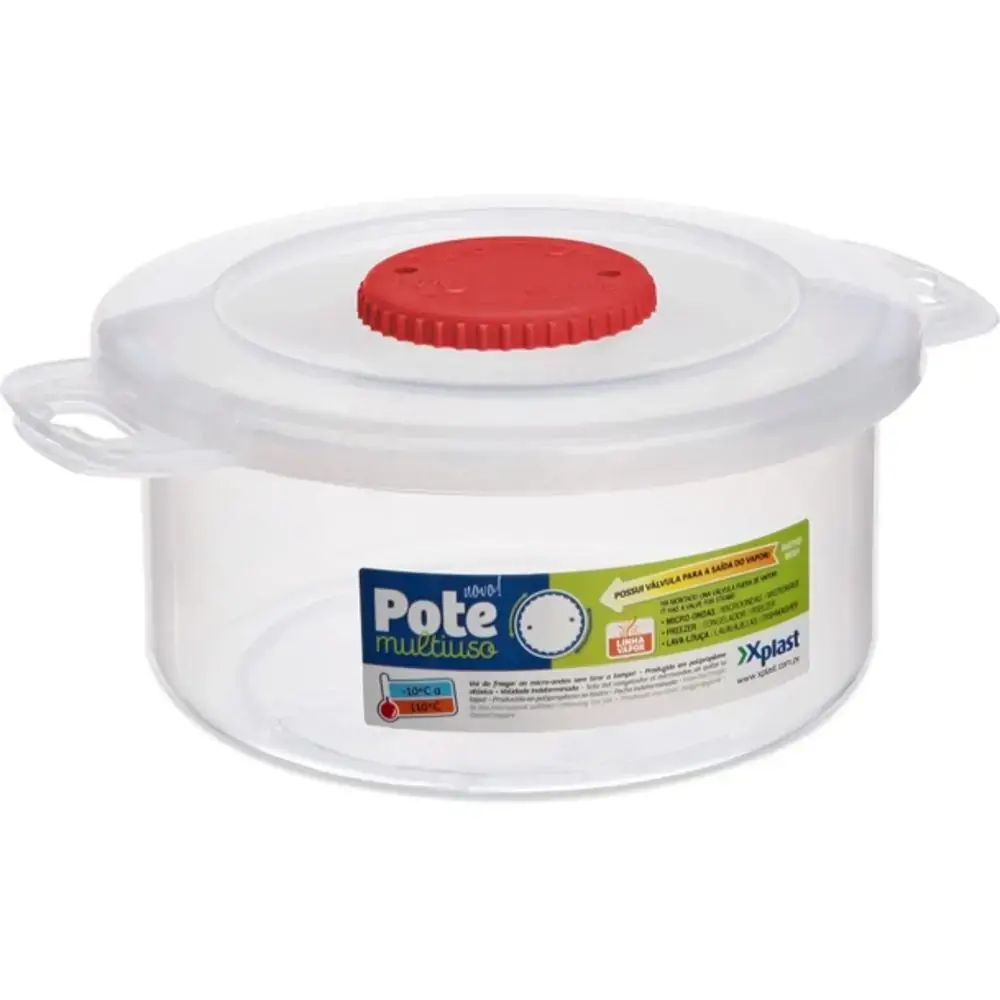 Pote Plast 1l Vapor Redondo C/al