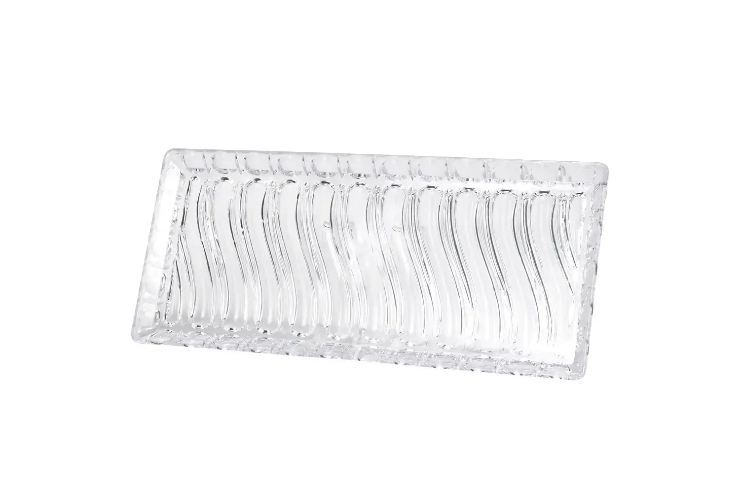 Bandeja Cristal Retang 35cm