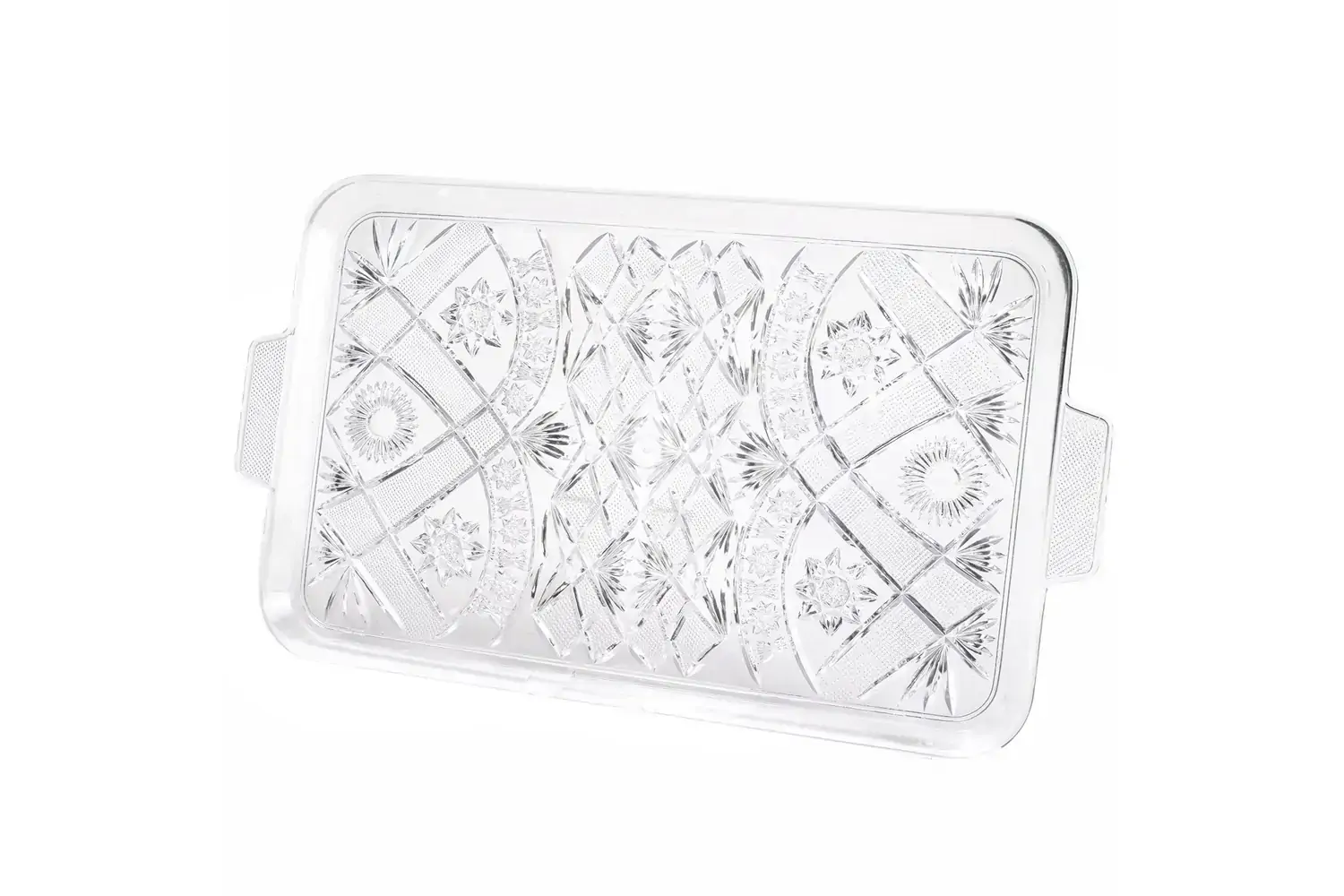 Bandeja Xplast Ret Cristal Decor 44,5cm