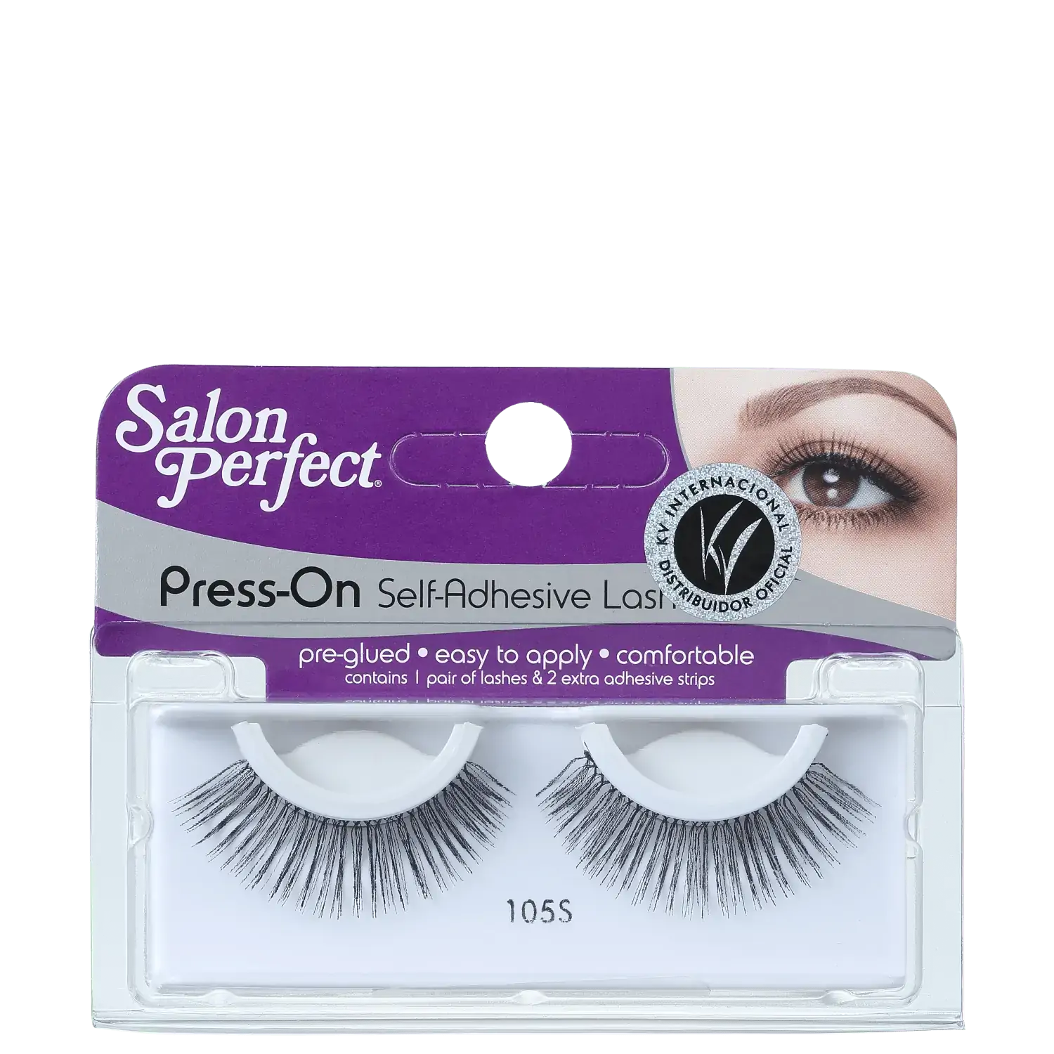 Salon Perfect Cilios Posticos Press On 105s Preto