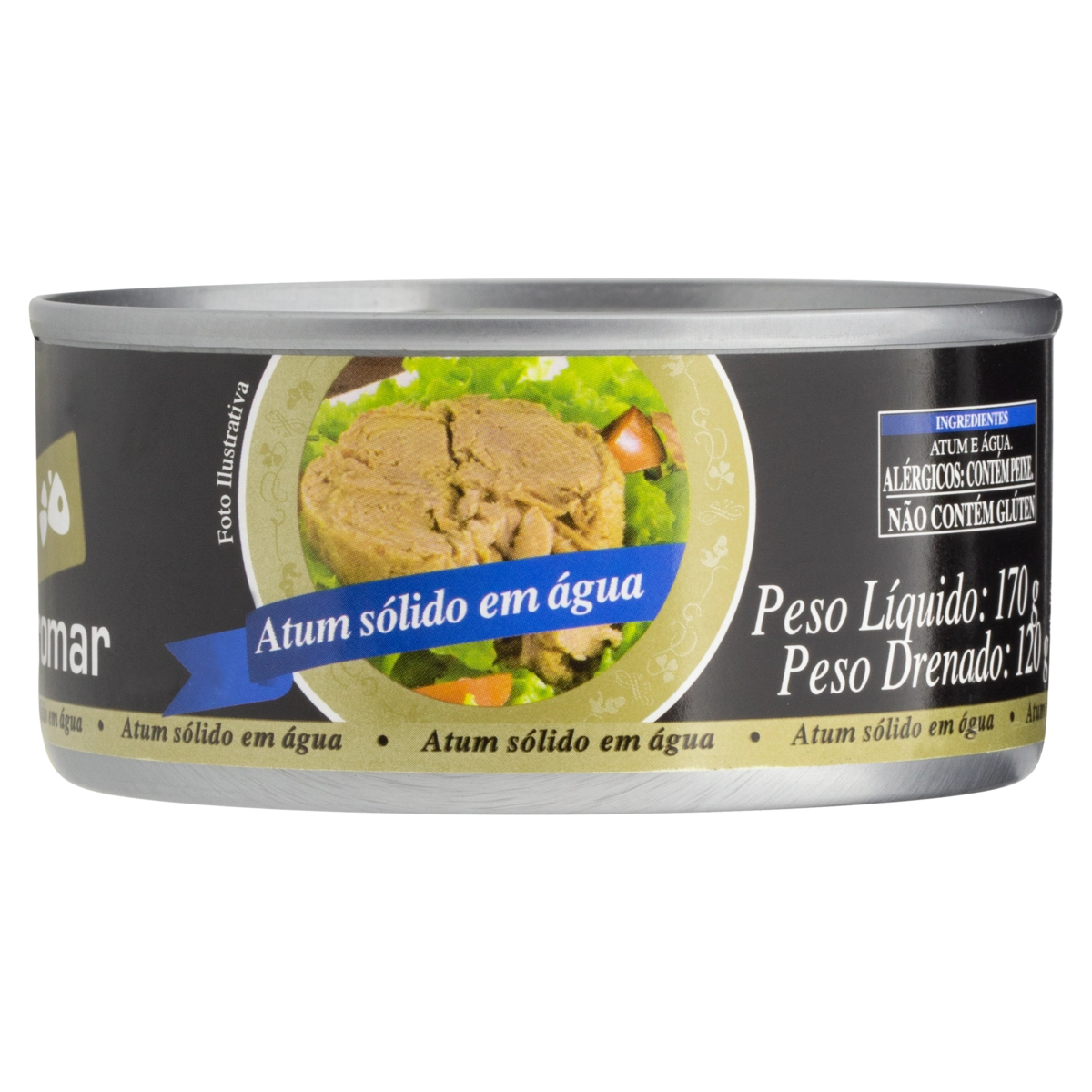 Atum Sólido Em água Oromar Lata 120g