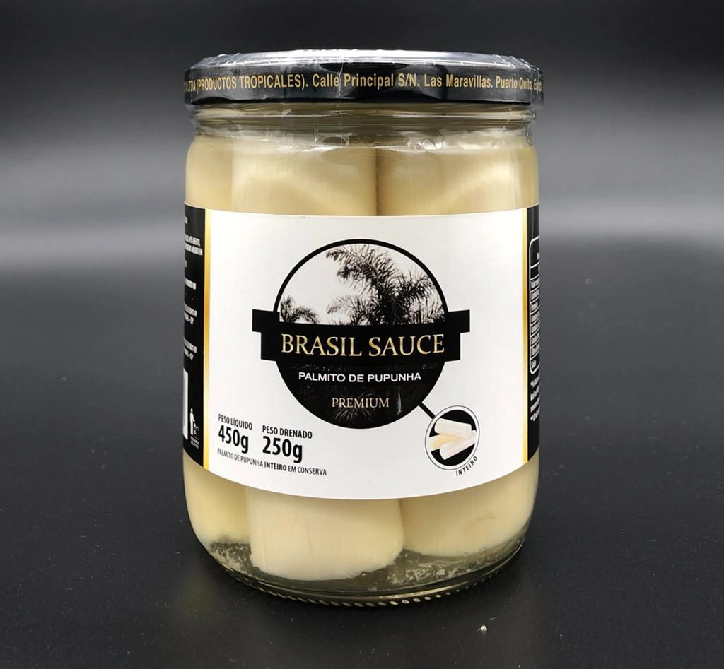 Palmito De Pupunha Brasil Sauce Inteiro Premiun