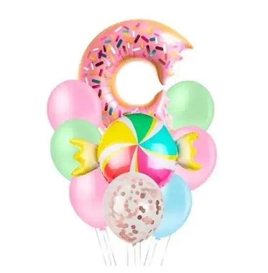 Kit Balao Donuts Qfe