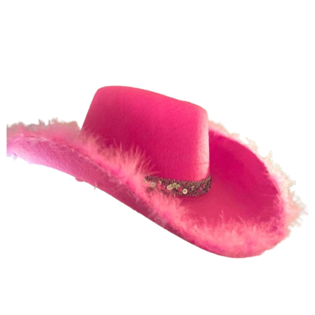 Chapeu Cowboy Rosa