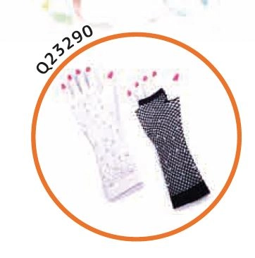 Luva Arrastao Longa C/ Strass Ref.q23290