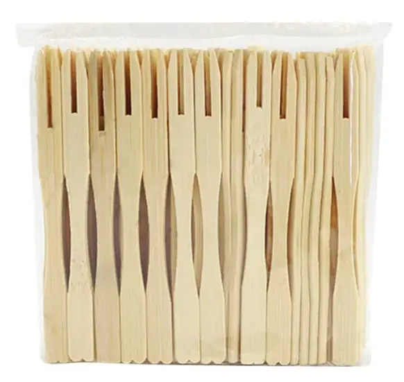 Palitos Bambu P/petisco C/50un 9cm Qfesta
