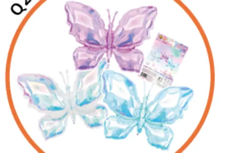 Balao Borboleta Furta Cor Cx 120