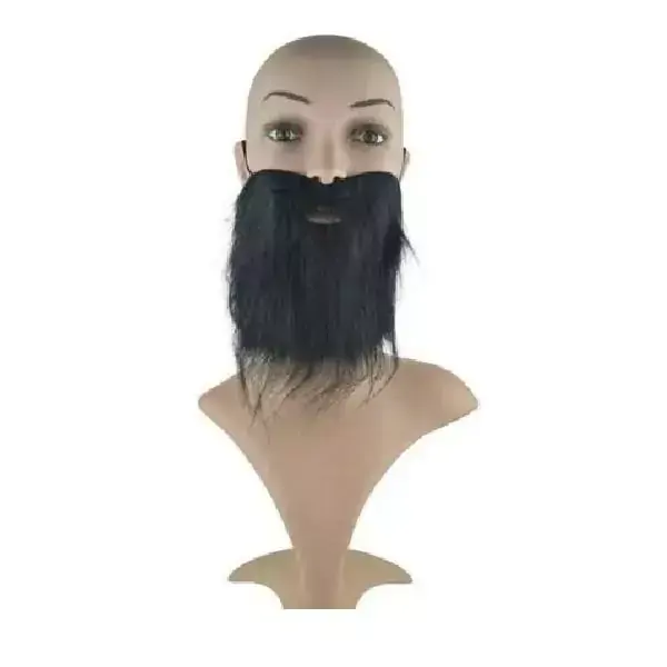 Barba Postiça Falsa Preta - Disfarce Festa Fantasia