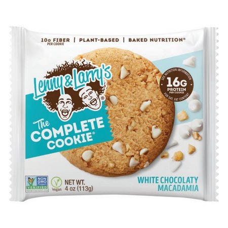 Lenny Larrys 4 Ounce Complete Cookie White Chocolate Macadamia