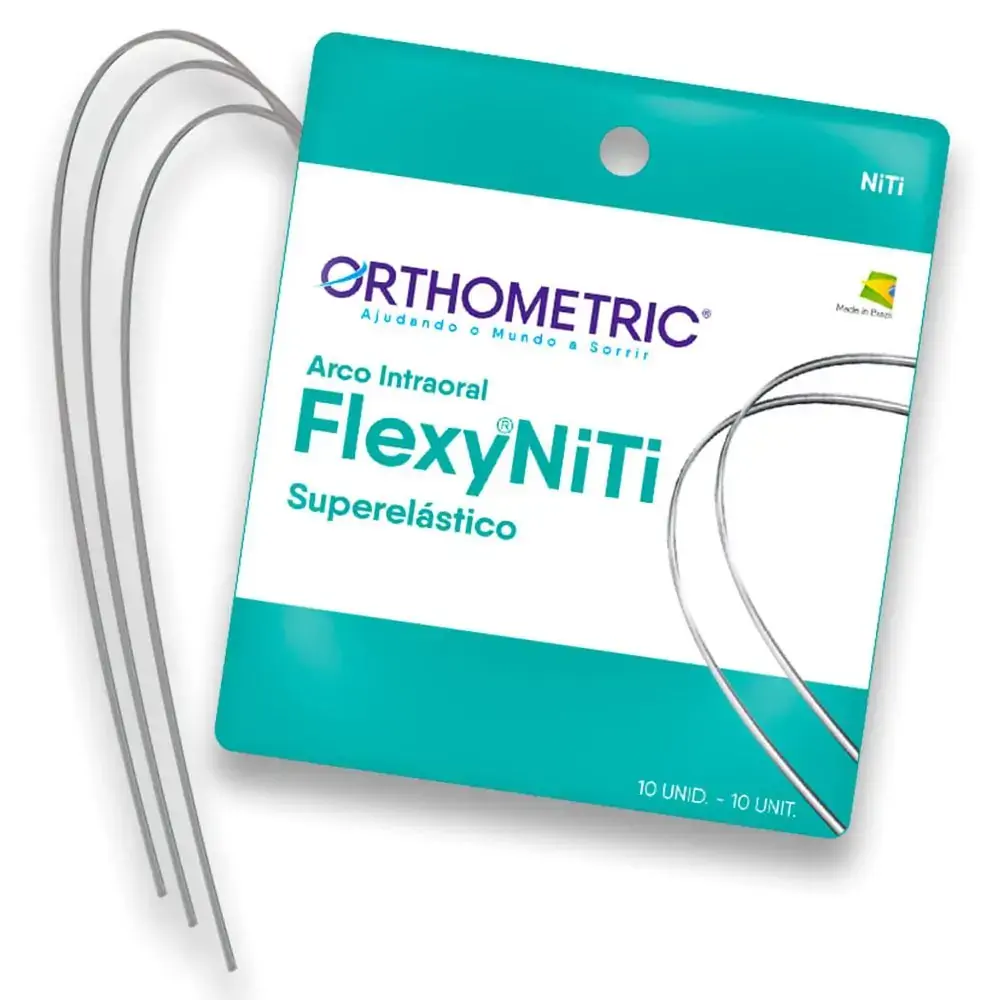 Flexy Niti Super-Elastic Arch Wire Lower - Orthometric - Flexy Niti Super-Elastic Arch Wire 0,012 Lo