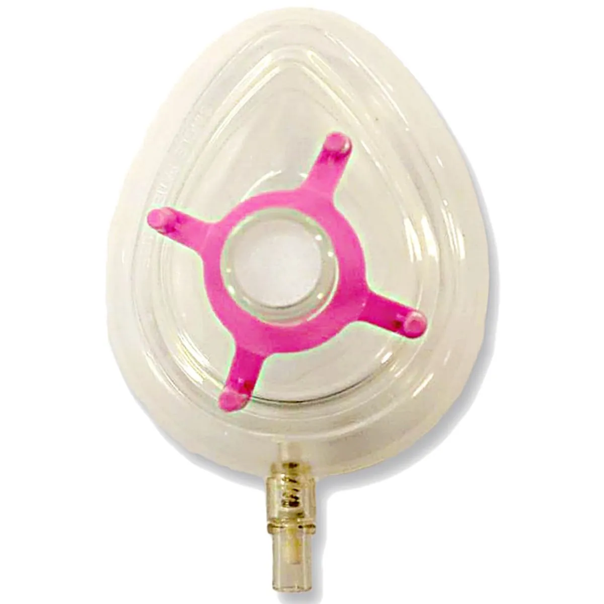 Máscara Facial para Anestesia Hudson - nr 2 - Rosa
