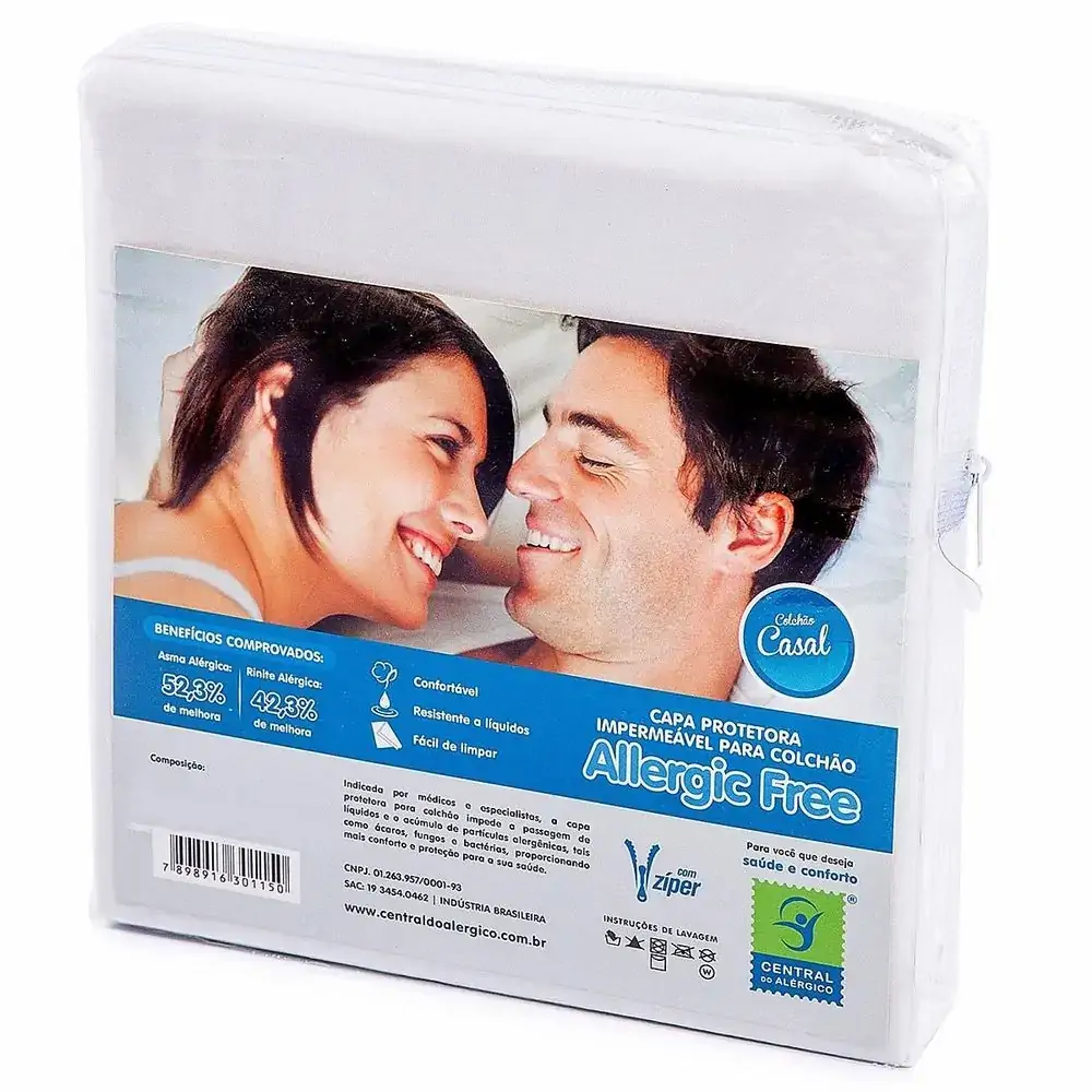 Capa Anti-Ac Allerg Casal Zip 1,88X30