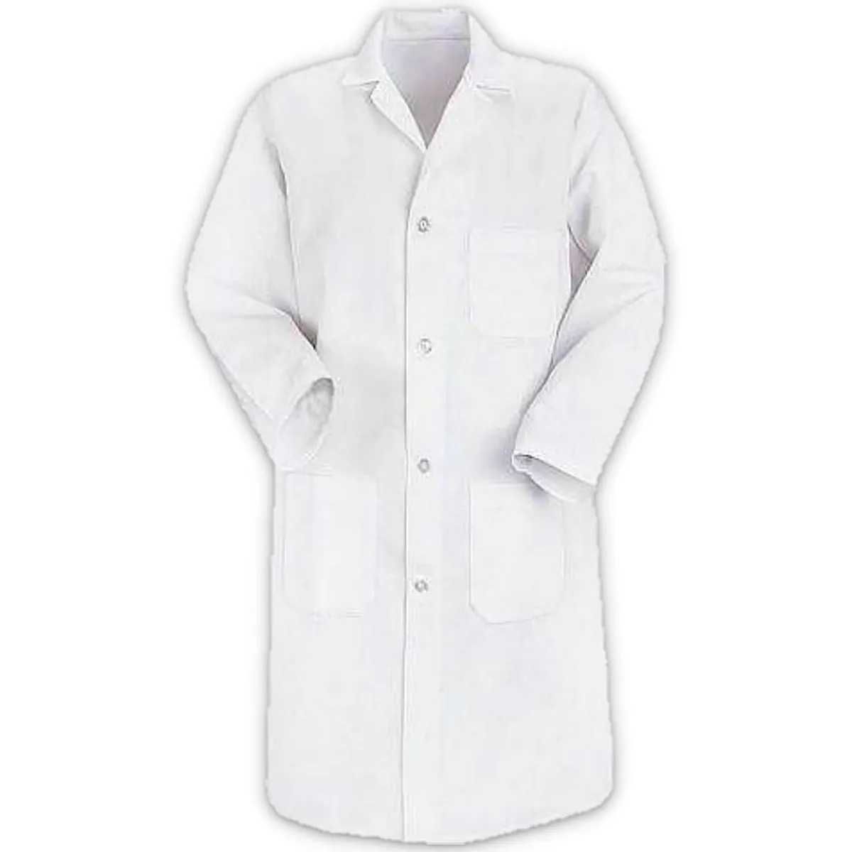 Jaleco Longo - Oxford - Branco - Manga Longa - Tam GG