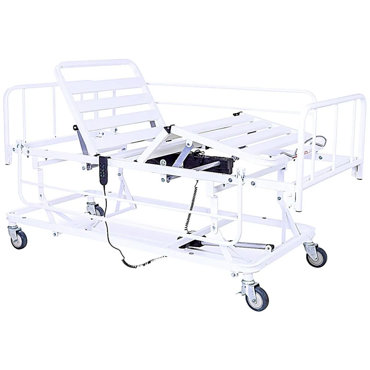 Cama Motorizada Evolution Pilati com Elevação Steel e Grade Móvel