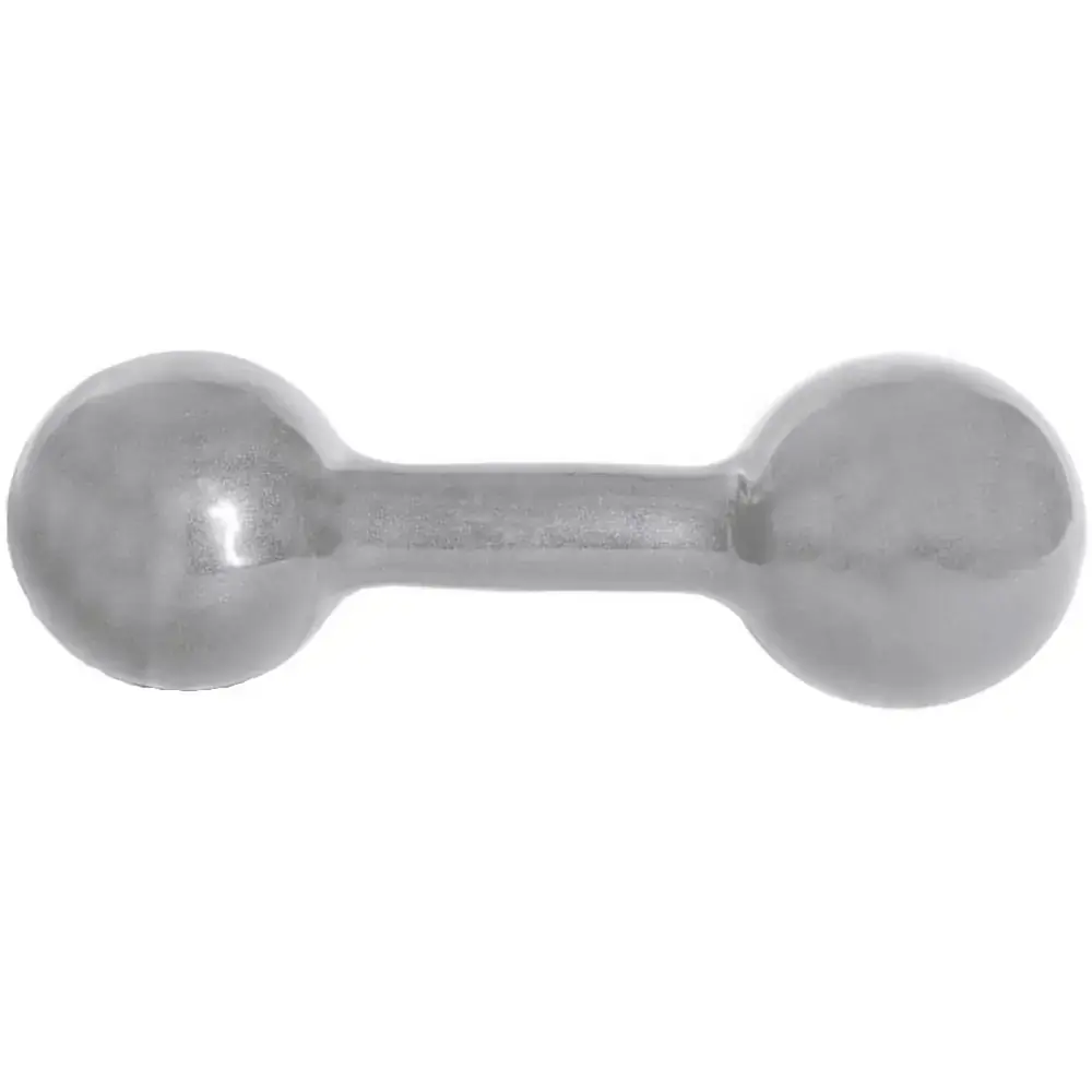 Halter Acte Sports 2 Kg - Emborrachado - Cinza