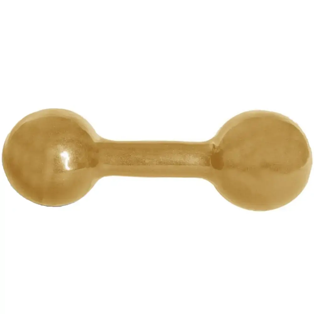 Halter Acte Sports 7 Kg - Emborrachado - Dourado
