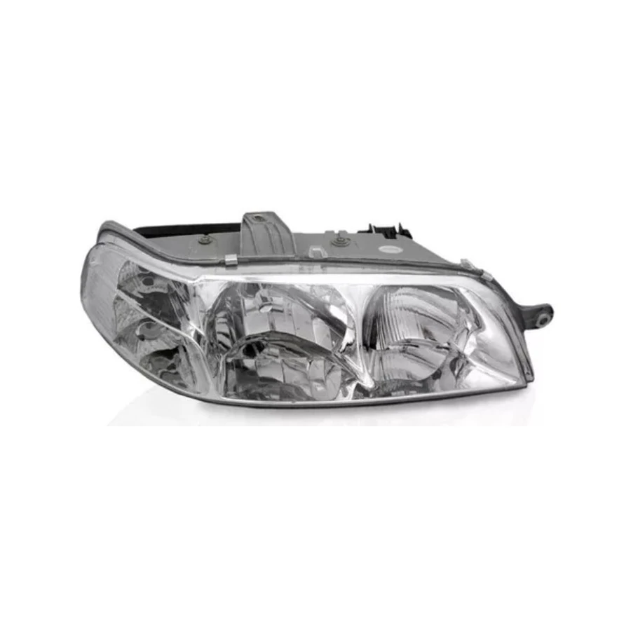 Farol Principal Lado Direito Carcaça Cinza Máscara Cromada - VIA EXPRESSA FIAT0008