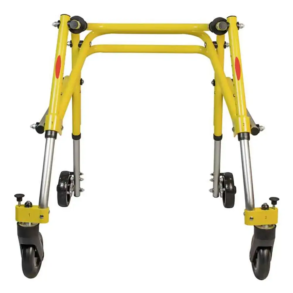 Andador Posterior de Alumínio com 4 rodas Mercur - Tamanho P - Andador Posterior 4 rodas Mercur Alum