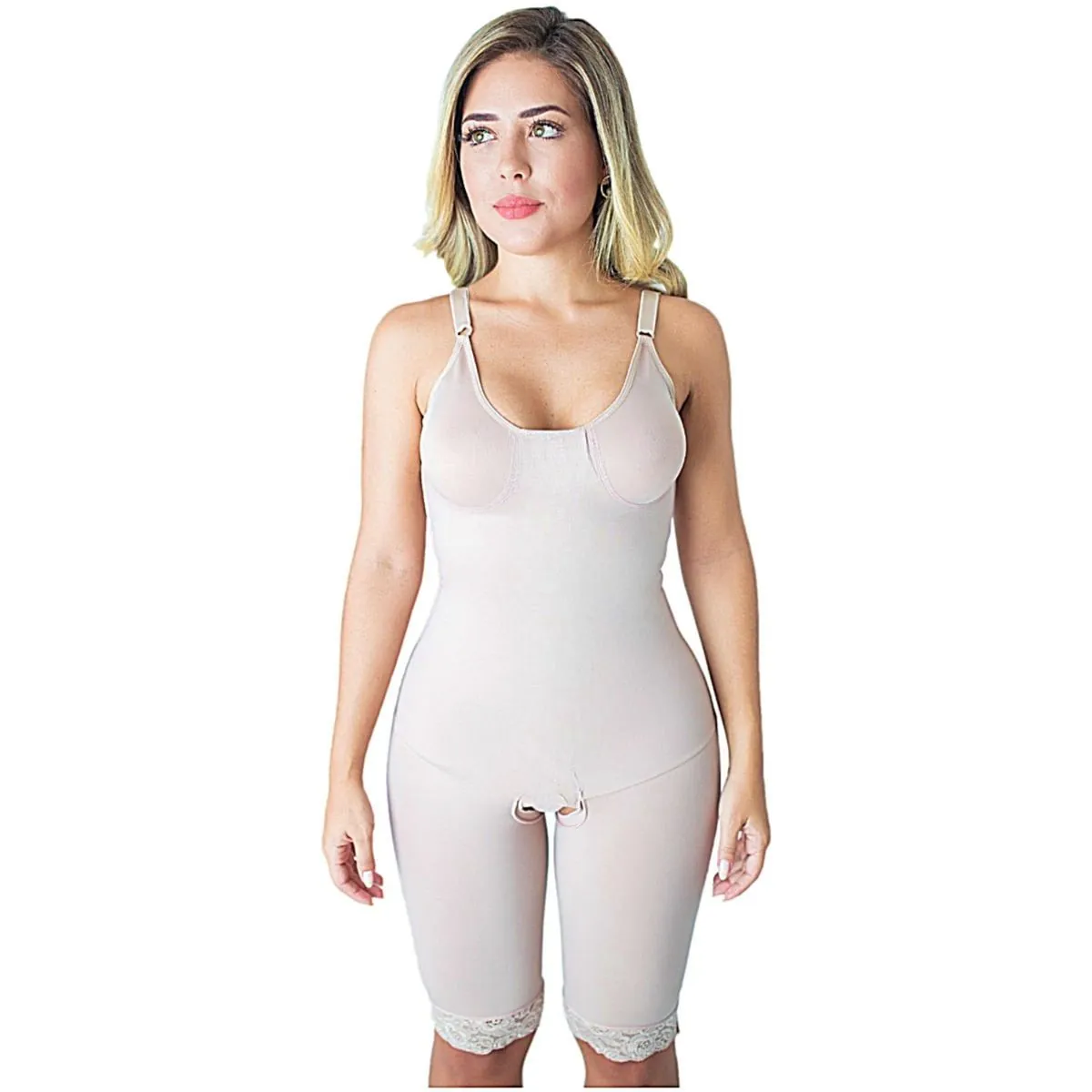 Modelador Abdomen 1/2 Perna 719D Fechado Tam 44/M Bege